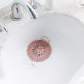 New Anti-Clog Shower Drain Hair Catcher with Silicone Strainer Cover, Reusable Stopper for Bathroom Sink and Kitchen Floor Drain, Hair Filter Trap for Easy Cleaning and Hair Clog Prevention Daily - 1pc. 