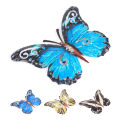 Livecity Butterfly Metal Ornament Beautiful Decorative Stable Metal Butterfly Wall Decor Art Sculpture Hanging Ornament for Outdoor. 
