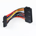 ATX Power Supply 24 Pin to Mini 24 Pin Cable For Dell Optiplex 760 780 960 980 Large 24P to small 24P Adapter power cord. 