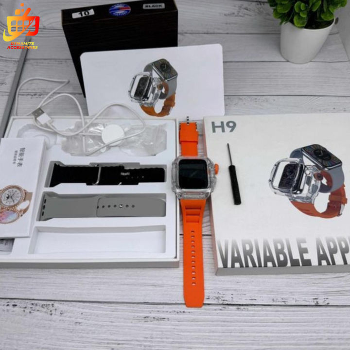 H9 Richard Mille Edition Smartwatch With HD IPS Dislplay, Calling Gesture, Dynamic Island, Multiple sports Mode, Music Playback & Airpods Connectivity