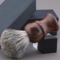 Shaving Brush Wooden Handle Barber Shave Badgers Hairs 100% Pure Bristle Men's Shaving Tool Men's Care Shaving And Grooming. 
