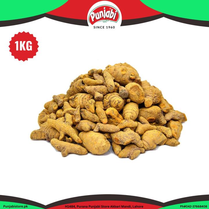 Punjabi Store Haldi Sabat (Turmeric Whole) 1KG