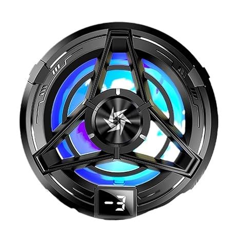 SL 17 Magnetic Cooling Fan for Mobile - Silent Cooler, Portable Gaming Radiator with Type-C, Magnetic Plate, Perfect for PUBG - Mobile Cooling Fan, Cooling Pad, Mobile Cooler, Cooling Fan for Mobile Gaming