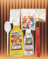 DIY Rainbow Crystal Yellow Slime Making Kit for Kids – Complete Slime Craft Set with Yellow Glue, Slime Activator, Golden Glitter, Water Beads, Mixing Spoon, Craft Stick & More – Non-Toxic & Sensory Toy for Creative Fun. 