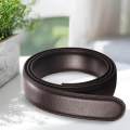 PU Leather Ratchet Belt without Buckle Automatic Belt Simple Waistband Fashion No Buckle Replacement Belt Strap Waist Belt for Costume Pants. 