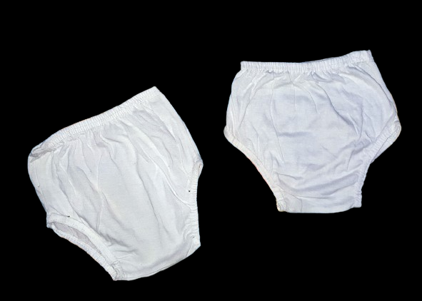 Pack of 4  White Cotton Nikar for Baby Kids (Newborn Baby & Toddler Nikkar) Kids Summer Nikars