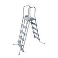 Bestway Rectangular Power Steel Above Ground 20 Ft Length, 12 Feet Width 52 Inch Deep, Pool For Family Fun, Water Games Outdoor 56474 Imported Portable Pvc Branded Summer Season Swm Dive Steel Pipe Bracket Swimming Parties Pools With Ladder & Cartridge. 