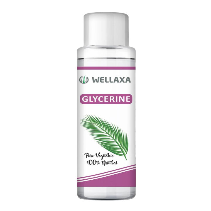 Vegetable Glycerin Oil - 100% Pure & Organic by Wellaxa
