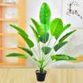 Natural Looking 15 Leaves Artificial Areca Palm Indoor Plant for Home/Shop/Office Decor/ Artificial Plant With Pot (Height 3 feet). 