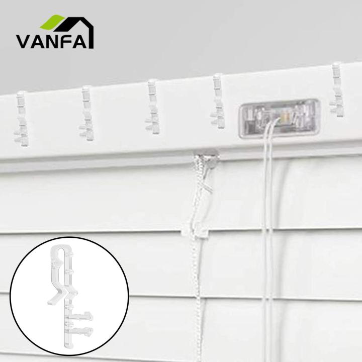 Snap-on Blind Clips Easy Install Plastic Valance Clips for Blinds Hidden Design Replacement Clips for Window Blind Valance Ideal for Living Room Bedroom Office Southeast Asian Buyers Window Blind