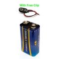 high quality 9v battery High power double charge  Non rechargeable good quality  Package include 1x 9v battery 9 volt battery used in any types of electronics products , toys and used in educational projects etc.. 