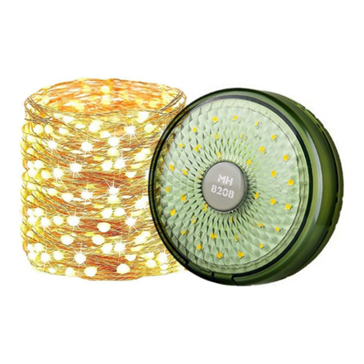 Camping Lights String LED Camping Light USB Rechargeable Tent Colorful Ambiance String Light