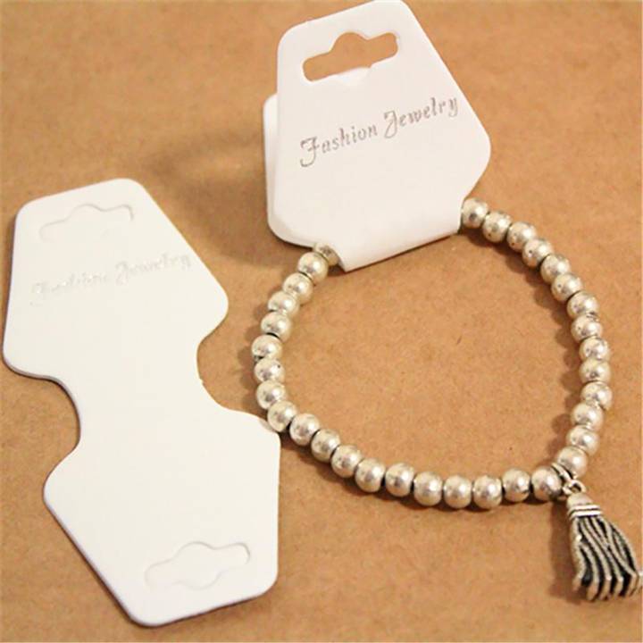 Fold Over Necklace Tags, Jewelry Display Card, Personalized Jewelry Label, Bracelet Display Card