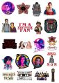 Stranger Things Stickers Eleven, Mike & Friends Sticker Bundle  20  Pieces of Netflix  Series  Stickers   For  Decoration Journals Scrapbooks Laptop Mobile  Dairies And Gifts  Best Quality 2  inch  Adhesive Girls And Boys Vibes. 
