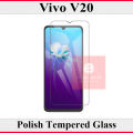 Vivo V20 Tempered Glass Screen Protector Premium High Quality Polish Glass For Vivo V20. 