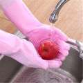 Homely Enterprises Kitchen Washing Gloves Silicone Cleaning Hand Gloves for Kitchen Washing Dishes or Clothes. 