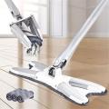 New X Style Squeeze Mop Floor Mops with Reusable Microfiber Pads Hand-free Wash 360. 