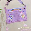 3D Unicorn Soft Case for iPad 9th 8th 7th Generation ipad air 2 iPad air5 air4 10.9 Mini6 iPad Mini 4 5 Kids Case With Holder. 