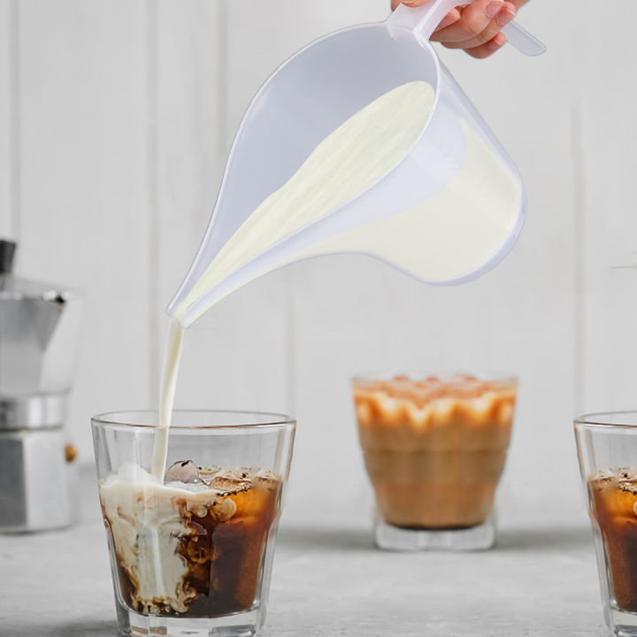 1000Ml Plastic Funnel Pitcher Long Spout Measuring Cup Large Capacity Measuring Jug Funnel Kitchen Supples 1Pcs