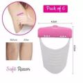 Women Razor Disposable Body Shaving Razor- Pack of 6 Blades. 