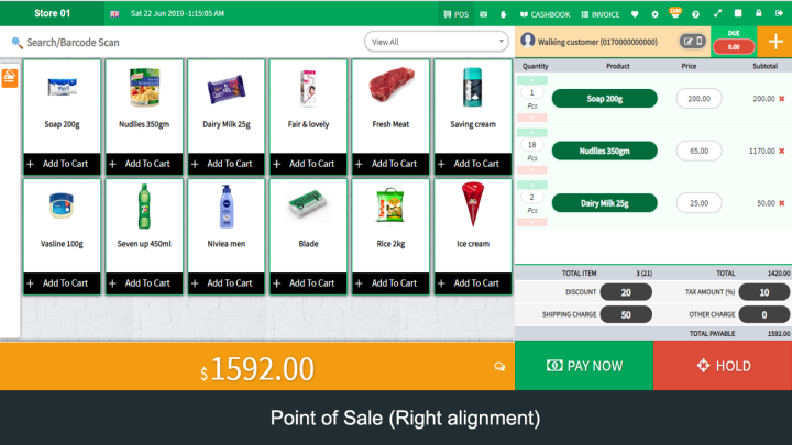 Modern POS - Point of Sale with Stock Management System