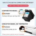 Ink Cartridge, 303XL Printer Ink Cartridge Replacement for HP for Envy Photo 6220 6222 6230 6232 6234 6252 6255 6258 7120 7130 7132 7134 7155 7158 7164( 1X 303X Black). 