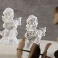 Desktop Ornament Home Decoration Mini Cupid Figurines Angel Gypsum Portraits Greek Mythology Statue Plaster Sculpture. 