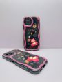 itel S23 Back Cover Colorful Wavy Phone Cases - luxury Back Cover - Creative Lovely 3D Doll -Girls Back Cover - itel S23 Fancy Girls Back Cover. 