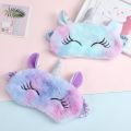 Plush Anime Sleeping Eye Mask Cute Kids Sleep Mask Cartoon 3D Eye Cover Eye Blindfolds Travel Eye Band Shade Rest Eyepatch. 