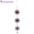 Amamia Hanging Anti Bird Rod Multi-purpose Scary Owl Eyes Reflective Wind Twisting Hanging Bird Deterrent Rod. 