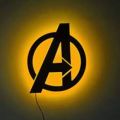 3d Avengers Wall Light. 