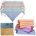 Baby Langot Cotton Triangle Shape Nappy for New Born Baby Pack of 6 Pcs 12 Pcs 18 Pcs 24 Pcs- Cotton Cloth Diapers/Langot for Babies 0-6 Months Double Layer Nappies Washable and Reusable Langoties (Triangle Shape). 