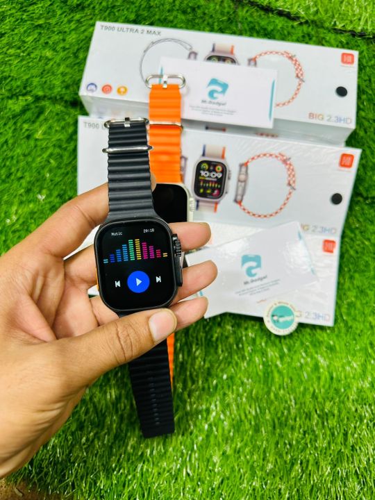T900 Ultra 2 Max Smart Watch Series 9 Big 2.3 HD Display WIreless Charging - Game - BT Calls Sports & Fitness