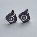 Genshin Impact Element Cute Earrings Studs Jewelry Luxury Game Anime Earrings Stainlees Steel Earrings Studs Silver Color. 