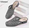 Glimmer - Rubber soft block heel shoes for women - Beautiful block heel cut shoes for girls for summers. 