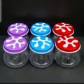 Snack jar (500ml) Masala Boxes Chilli spice Boxes Spice Containers Sugar Pot Masala Rack virgin plastic box high quality air tight jar Nimko jar - Biscuit jar Food Container. 