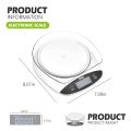 DSP Electric Kitchen Scale, 11lbs/2kg ​​High Precision Digital Food Pan Scale with LCD Display for Food Ounces and Grams Kitchen Scale Weight Capacity, Electric Kitchen Scales, Kitchen Scale Digital, Kitchen Scale Weight Machine Note random color will be. 