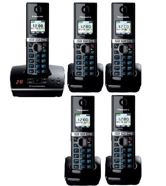 Intercon Plus Intercom plus PTCL Wlrless landline Phone Penta (05 Sets) KX-TG8061e ...