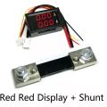 DC 0-100V 100A 10A Digital Voltmeter Ammeter Dual Display Voltage Detector Current Meter Panel Amp Volt Gauge 0.28" Red Blue LED. 