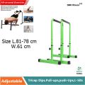2 Pcs Single Parallel Bars Multifunction Push Up Stand Dip Stand Station Fitness Gym Home Exercise. 