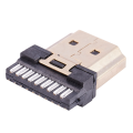 10 Pcs Hdmi Male 19 Pins A Type Solder Plug Termination Repair Replace. 