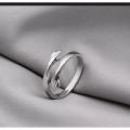 New Creative Romantic Punk Rings for Women Girls Hand Strap Love Hug Ring Fashion Lady Men  Adjustable Open Cuff Ring  Party Wedding Couple Ring. 