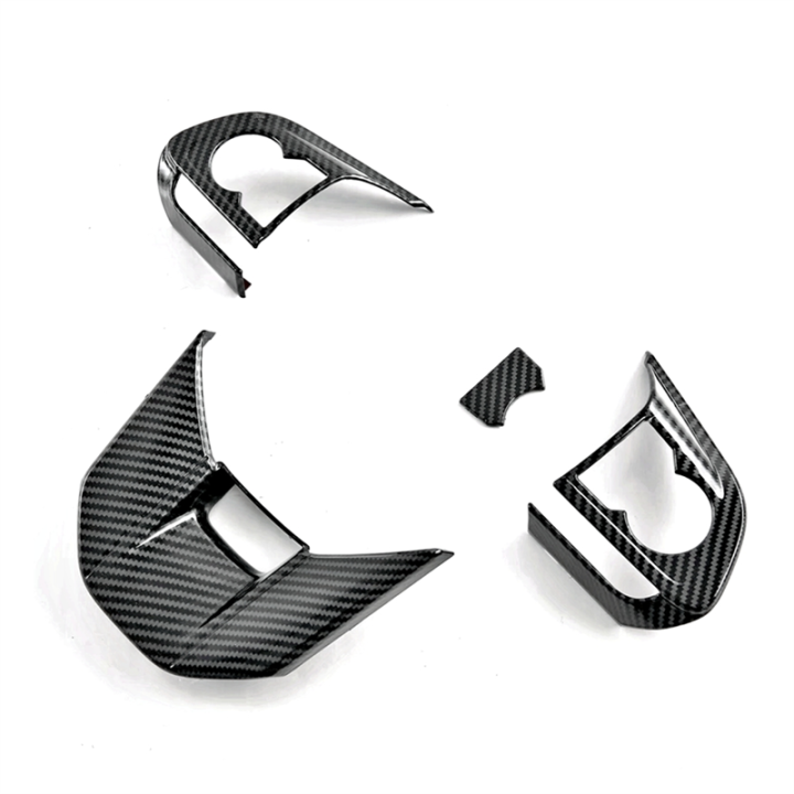Steering Wheel Cover Trim Kit for Yaris 2023 2024 Southeast Asia Version Interior Spare Parts Carbon Fiber