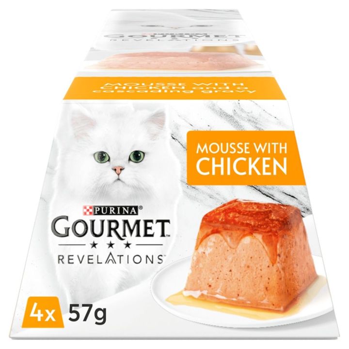 Purrina Revelations Mousses Chicken in Gravy Cat Food 4pcs per 57g