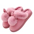 Cushioned Candy Color Lady Fluffy Flat Warm Slippers. 
