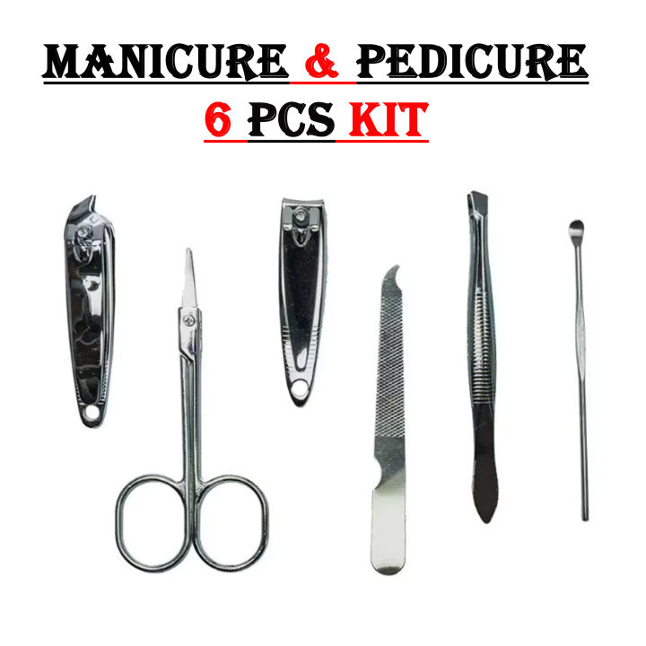 6pcs%20Manicure%20Pedicure%20Kit%20%E2%80%93%20Professional%20Nail%20Clipper%20Trimmer%20Set%20Cleaner%20Cuticle%20Beauty%20Grooming%20Kit%20-%20Stainless%20Steel%20Nail%20Cutter%20-%20Portable%20Travel%20Nail%20Care%20Hygiene%20Kit%20%E2%80%93Multifunctional%20Scissor%20-%20Ear%20Pick%20-%20Image%202