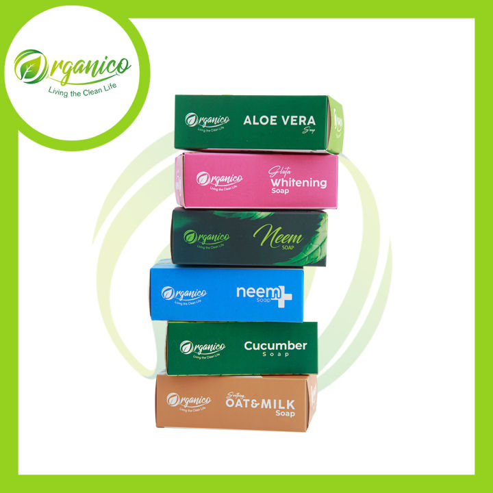 Organico%20Mix%20Soap%20Pack%2090g%20-%20Neem,%20Neem%20Plus,%20Aloevera,%20Oat%20&%20Milk,%20Cucumber,%20Whitening%20Soap%20-%20Image%202