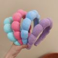 Candy Colored Cloud Sponge Hairbands for Women Girl Autumn Winter Hair Hoop Accessories. 