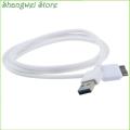 White USB 3.0 PC Power Charger Data Cable Cord for WD My Pass-port WDBKXH5000ABK. 