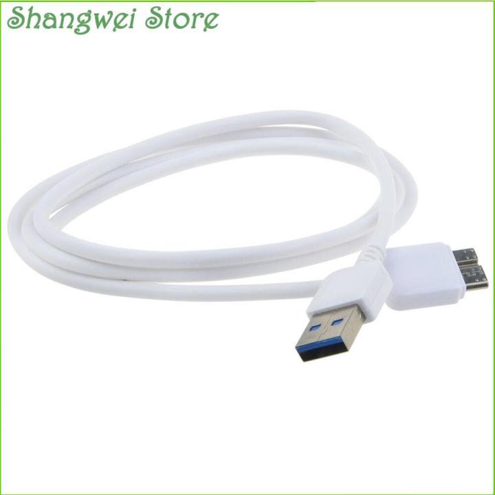 White USB 3.0 PC Power Charger Data Cable Cord for WD My Pass-port WDBKXH5000ABK